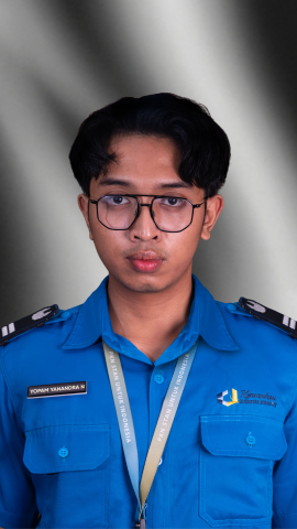 Potret formal Yopam Yanandra Nabiel, mahasiswa Akuntansi Sektor Publik angkatan 2023
